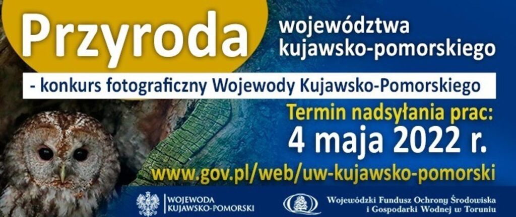 Plakat konkursu Wojewody Kujawsko Pomorskiego 2022
