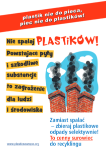 plakat o niepaleniu plastikow